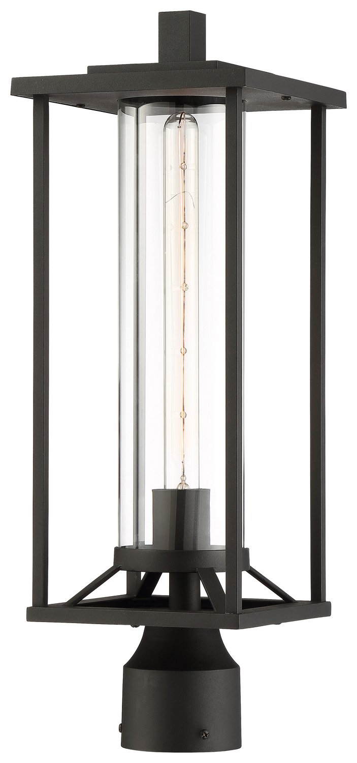 Trescott Outdoor Post Light in Black