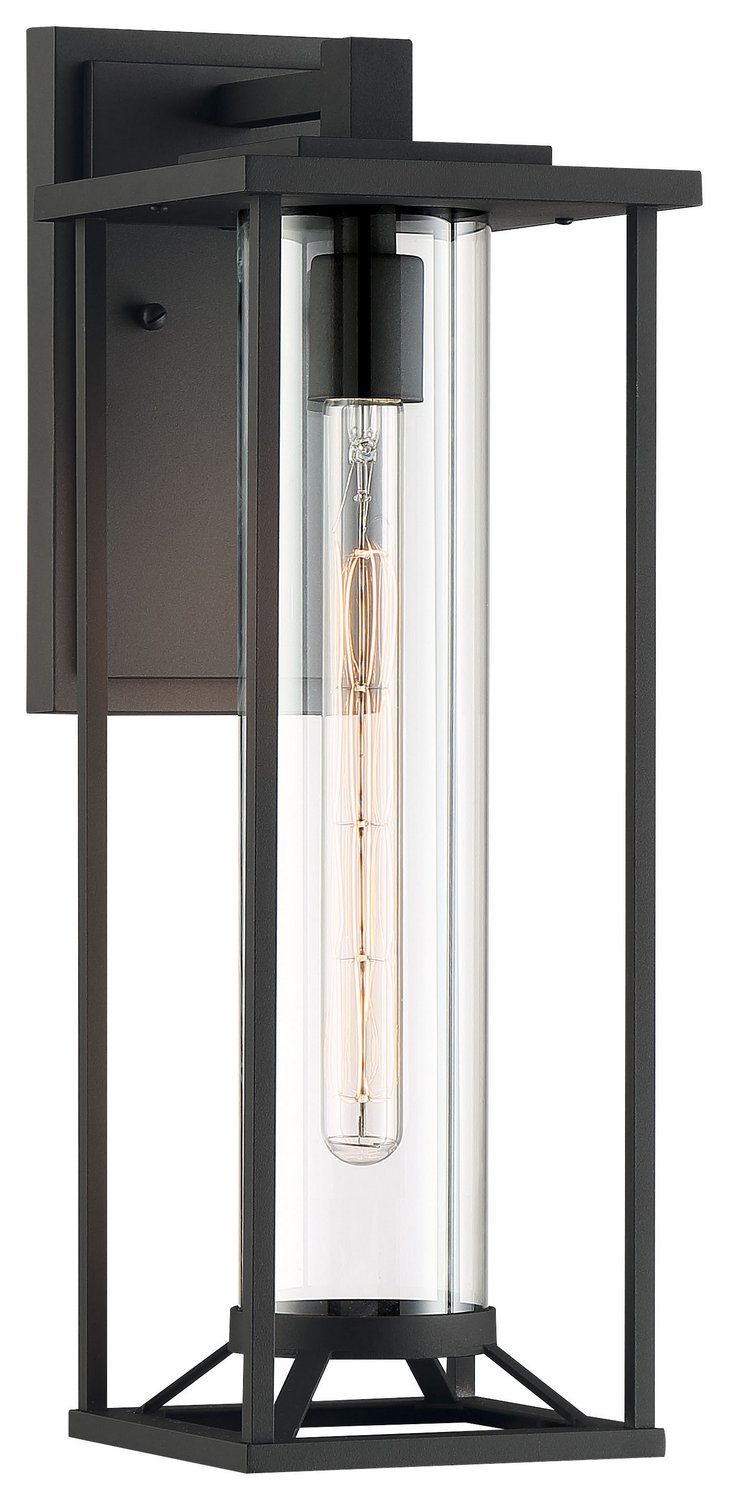 Trescott Extra Large Outdoor Wall Lantern in Black