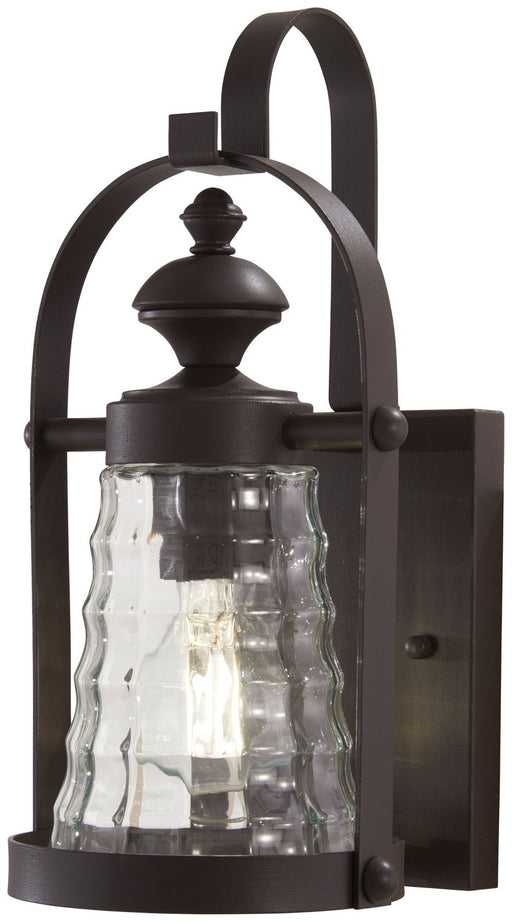 Sycamore Trail Outdoor Wall Lantern in Dorian Bronze