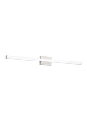 Lufe Square 48 Bath Vanity Light in Square Satin Nickel