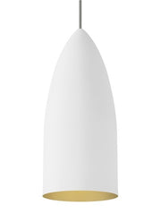 Mini Signal Pendant for FreeJack in Freejack Rubberized White and Gold Satin Nickel