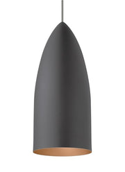 Mini Signal Pendant for FreeJack in Freejack Rubberized Gray and Copper Satin Nickel