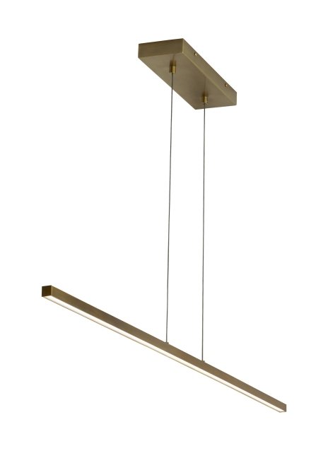 Essence Linear Pendant in Aged Brass