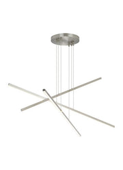 Essence Trio 3-Light Linear Pendant in Satin Nickel