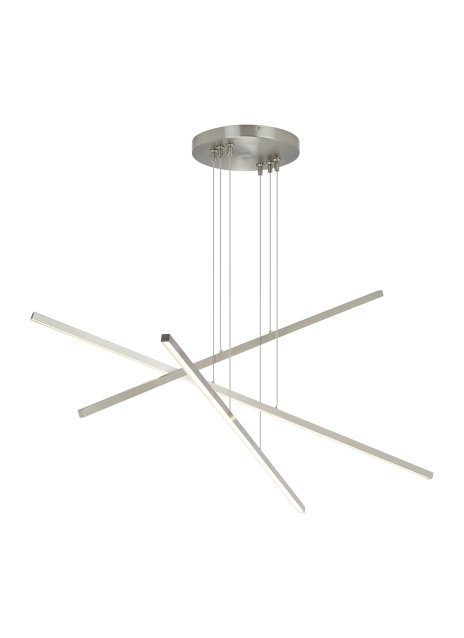 Essence Trio 3-Light Linear Pendant in Satin Nickel