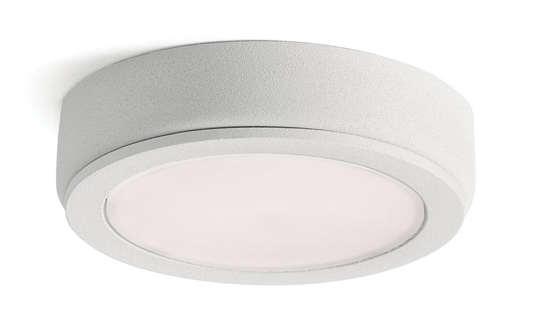 6D Series 24V LED Disc Light in Textured White