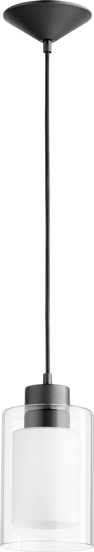 Cameron 5" Mini Pendant in Textured Black