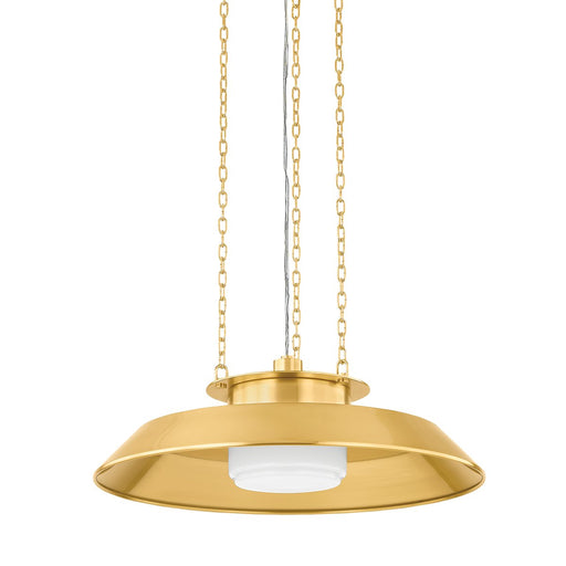 Woodrow Pendant in Aged Brass