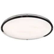 Solero Oval LED Flush Mount in Chrome