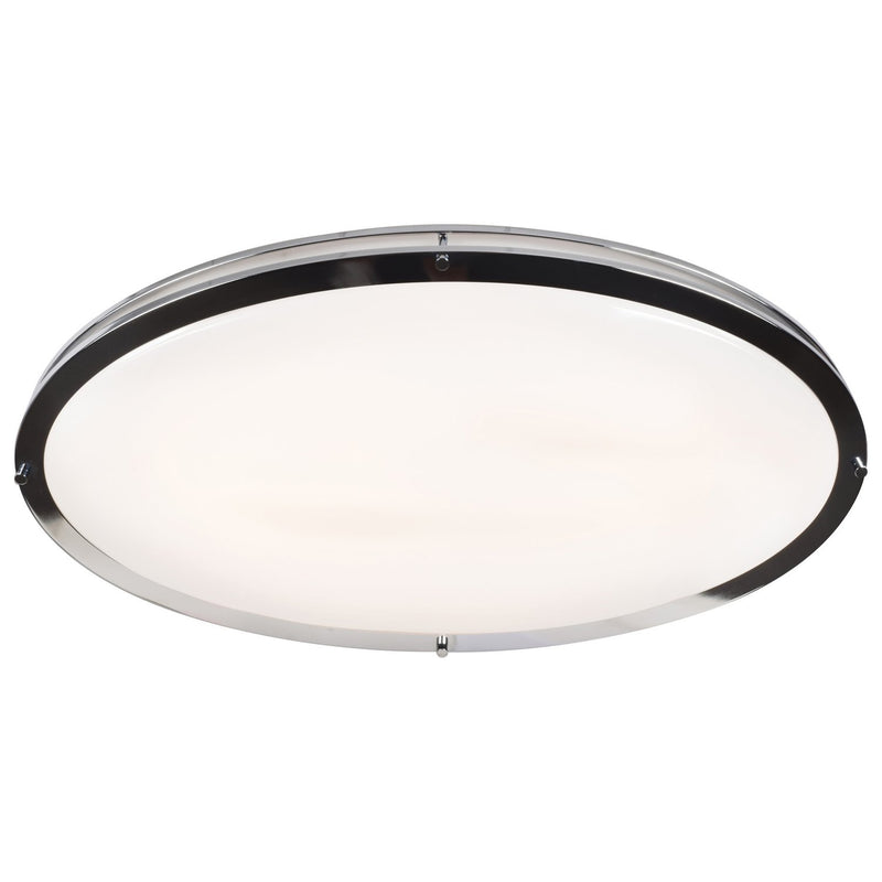 Solero Oval LED Flush Mount in Chrome