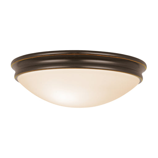 Atom (m) Dimmable LED Flush Mount in Oil Rubbed Bronze Finish