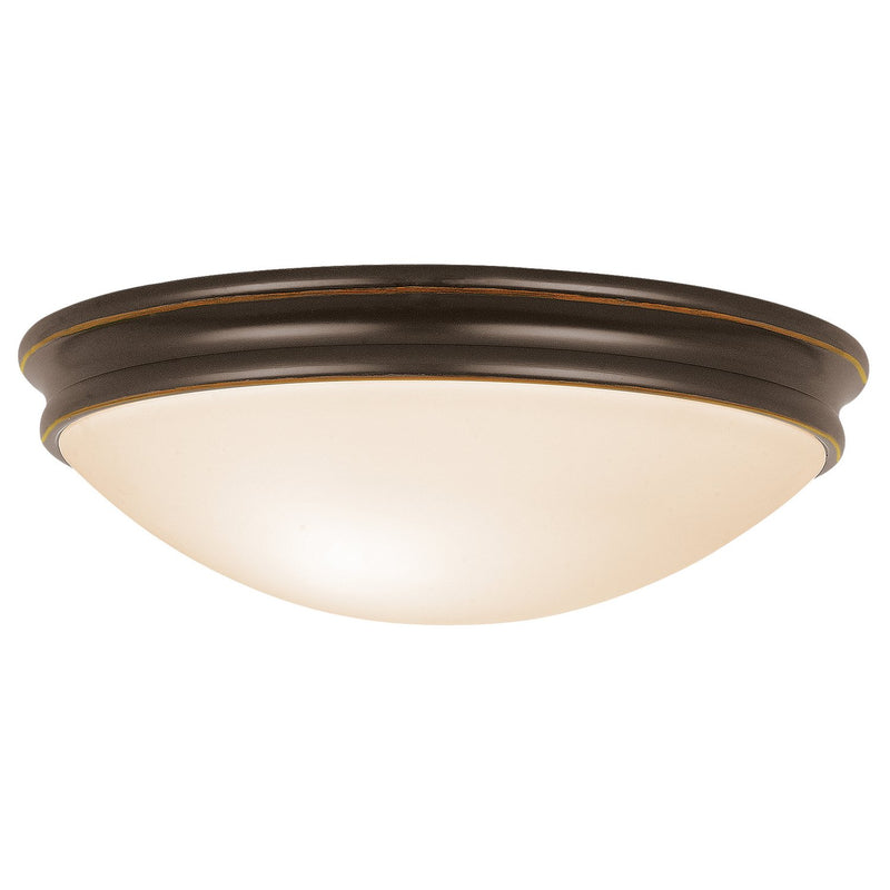 Atom 3-Light Flush Mount in Oil Rubbed Bronze