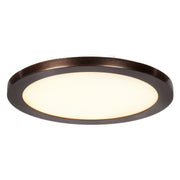 Disc 9.5" LED Flush Mount in Brushed Steel