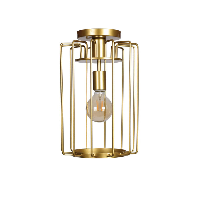 Wired LED Pendant in Gold