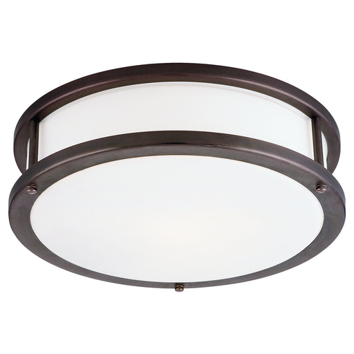 Conga Dimmable LED Flush Mount in Bronze Finish