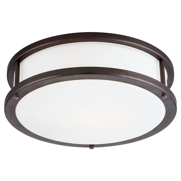 Conga Dimmable LED Flush Mount in Bronze Finish