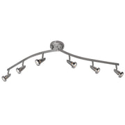 Mirage 6-Light Semi-Flush with Articulating Arms - Lamps Expo