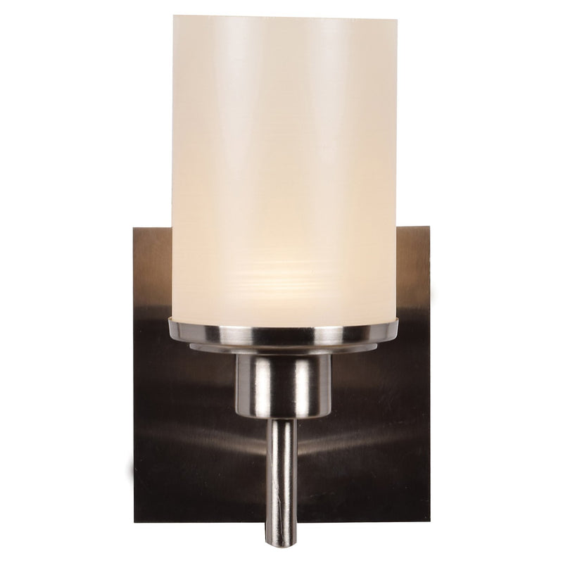 Perch LED Bath Sconce in Brushed Steel