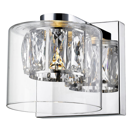 Private Collection LED Bath Sconce in Mirrored Stainless Steel