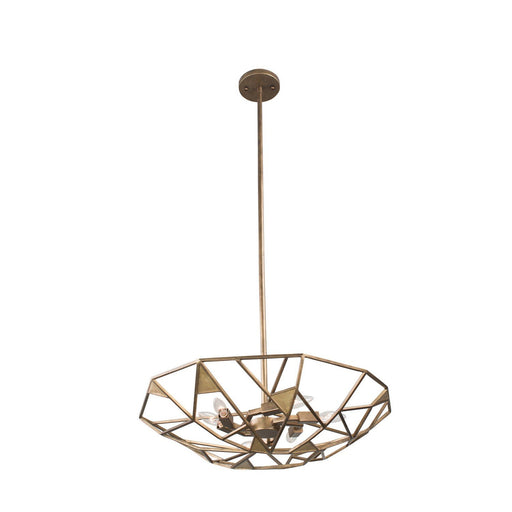 Esmeralda 8-Light Pendant in Pearlized Antique Brass