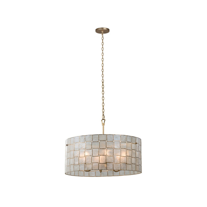 Roxy 6-Light Chandelier in Oxidized Gold Leaf