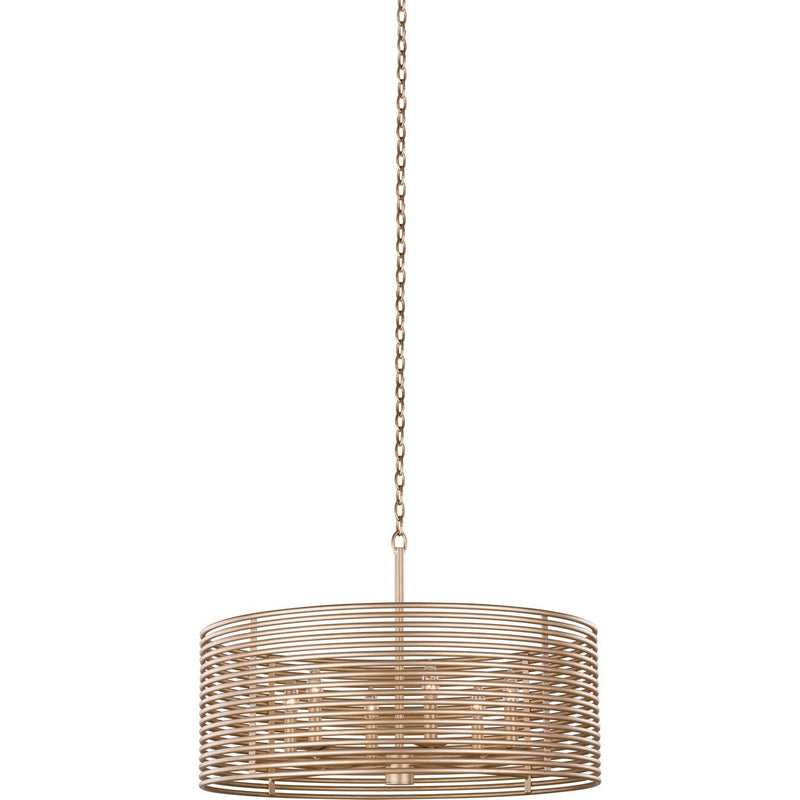 Emery 6-Light Chandelier in Modern Gold