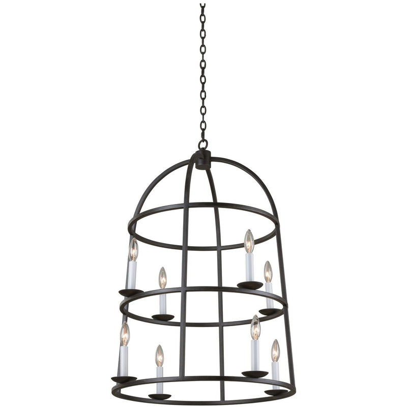 Wickenburg 8-Light Chandelier in Black Iron