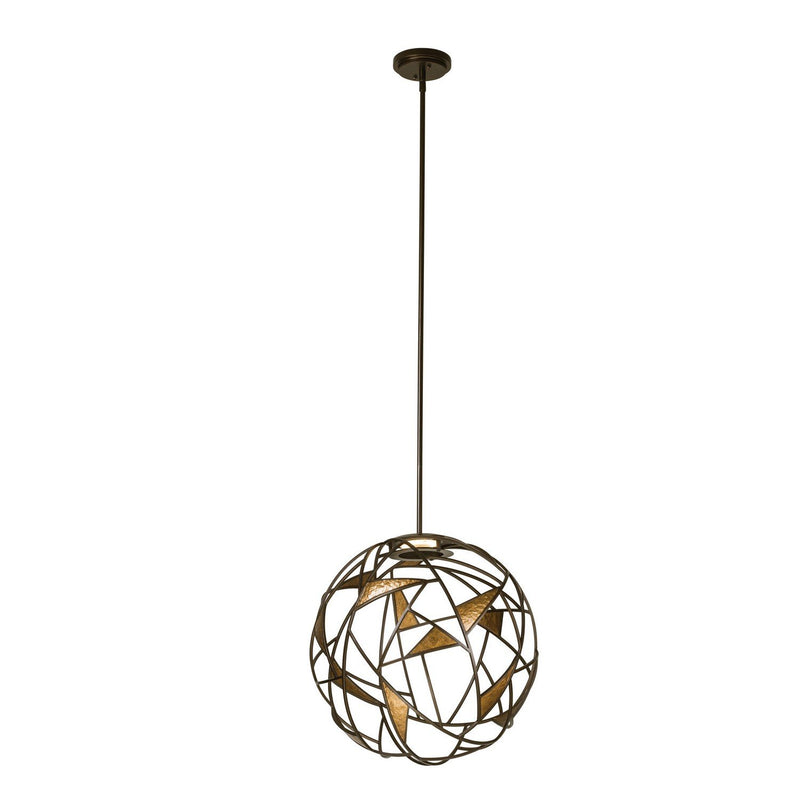 Neptune 20" LED Pendant in Bronze Gold