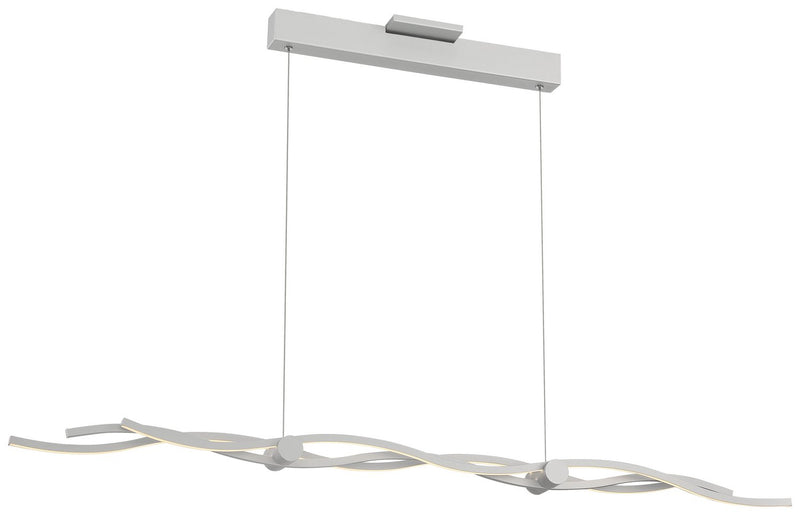 Tidalist LED Linear Pendant in Silver