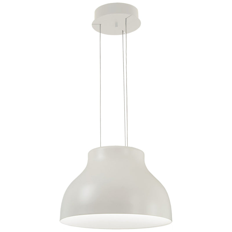 Kettle Up LED Pendant in Matte White