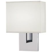 George Kovacs 7" Fabric Shade Wall Sconce in Chrome