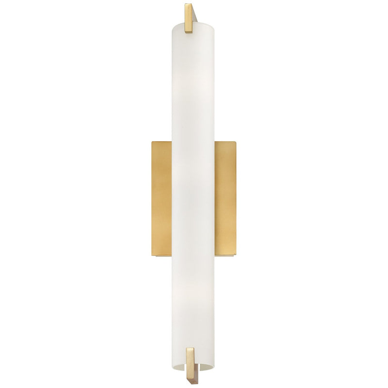 Tube 20.5" Bath Vanity Light in Honey Gold