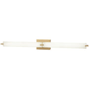 Tube 39.75" LED Bath Vanity Light in Honey Gold