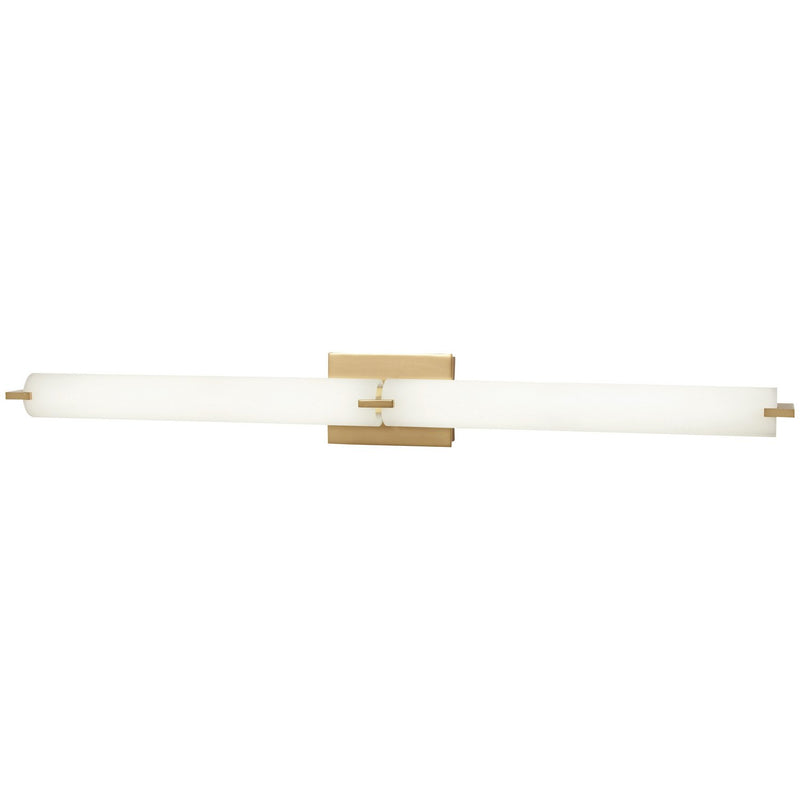Tube 39.75" LED Bath Vanity Light in Honey Gold