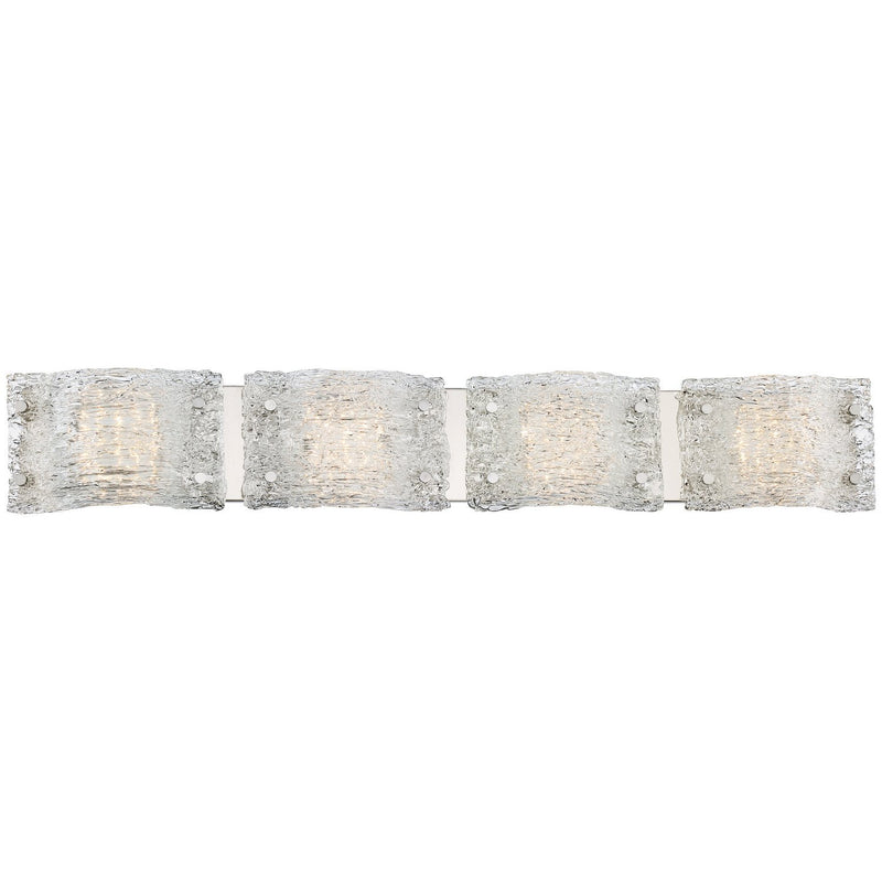 Forest Ice 4-Light LED Bath Vanity Light in Chrome