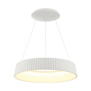 Star Gate 23.5" LED Pendant in White