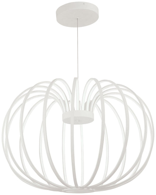 Snow Sprite 18-Light LED Pendant in Matte White