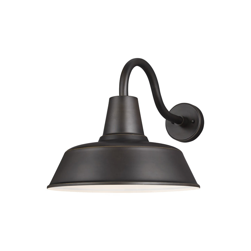 Barn Light Extra Large Outdoor Wall Sconce in Antique Bronze