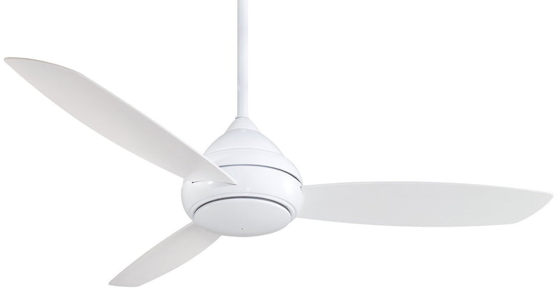 Concept I 58" Outdoor LED Ceiling Fan in White