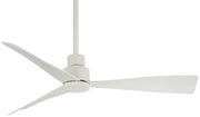 Simple 44" Outdoor Ceiling Fan in Flat White