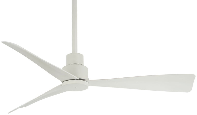 Simple 44" Outdoor Ceiling Fan in Flat White