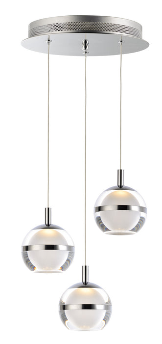 Swank 3-Light LED Pendant - Lamps Expo