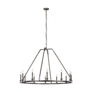 Landen Chandelier in Smith Steel - Lamps Expo