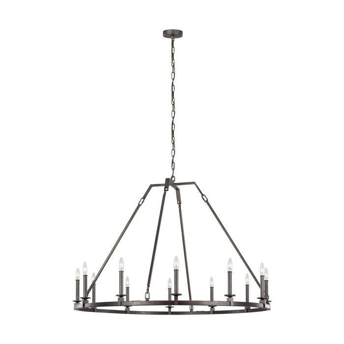 Landen Chandelier in Smith Steel - Lamps Expo