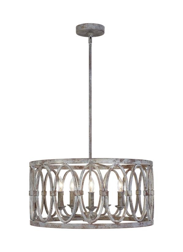 Patrice 5-Light Chandelier in Deep Abyss
