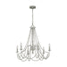 Maryville Chandelier in Washed Grey - Lamps Expo