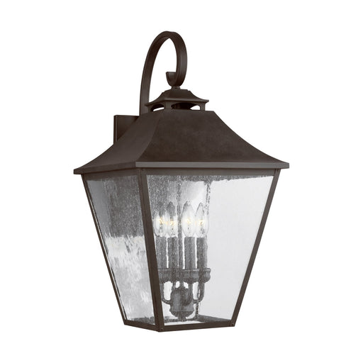 Galena 4-Light Large Outdoor Wall Lantern in Sable