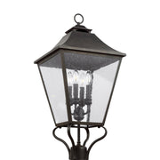 Galena 4-Light Large Outdoor Post Light in Sable