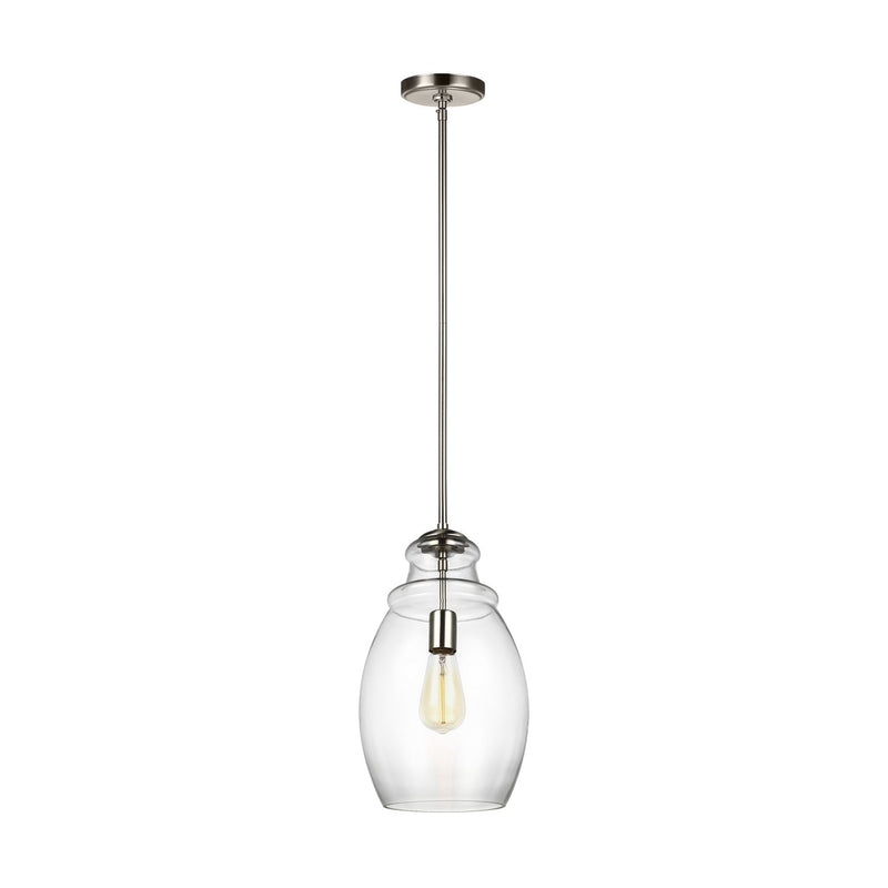 Marino Mini Pendant in Satin Nickel