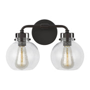 Clara 2-Light Bath Vanity Light in Oil Rubbed Bronze